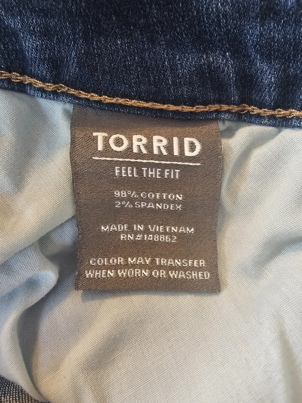 Torrid Dark Wash Distressed Denim Cut-Off Shorts Frayed Hem - Size 20
